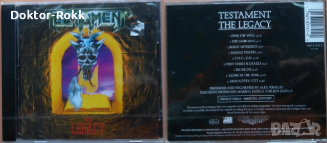 Testament – оригинални  дискове, снимка 2 - CD дискове - 48478409
