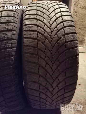 Продавам 2 броя зимни гуми 205.55.16 дот 2020 Brijiston , снимка 2 - Гуми и джанти - 52273952