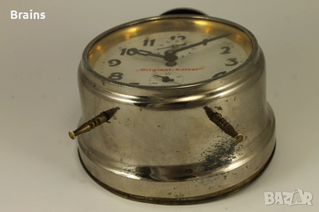 Стар Немски Будилник ORIGINAL KAISER 1930' s, снимка 9 - Антикварни и старинни предмети - 52628330