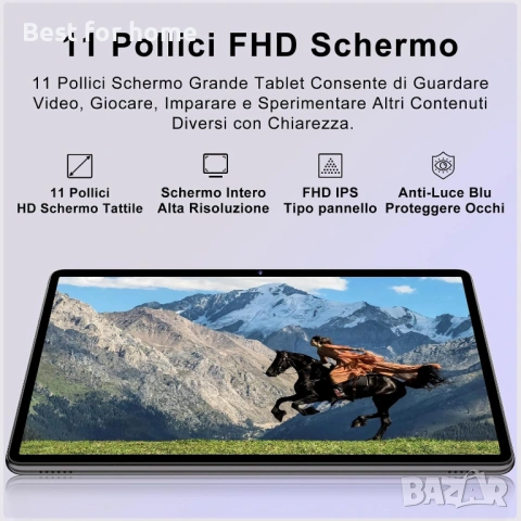 Таблет 2026 Android 15 с EVA силиконов защитен калъф, 24GB + 256GB/2TB, детски таблет 11 инча, снимка 6 - Таблети - 53442777