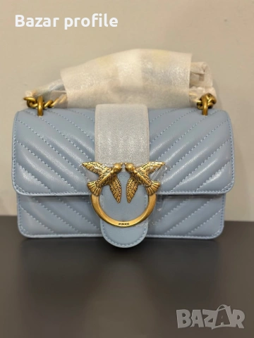 Чанта Pinko Love Mini Icon V Quilt , снимка 4 - Чанти - 53998562