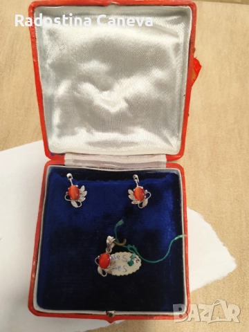 Дамски сребърен комплект