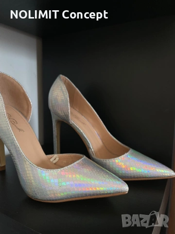 Дамски обувки с ток, снимка 4 - Дамски елегантни обувки - 53408241