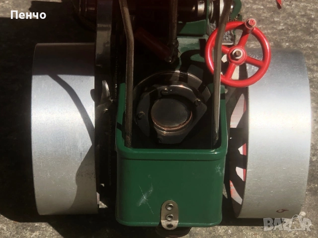 стара метална, парна играчка ВАЛЯК - MADE IN WESTERN - GERMANY - 1950/60г., снимка 9 - Антикварни и старинни предмети - 46785536