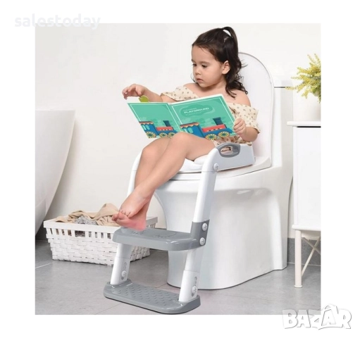 Седалка за тоалетна чиния за деца, Помощна стълба, Гърне