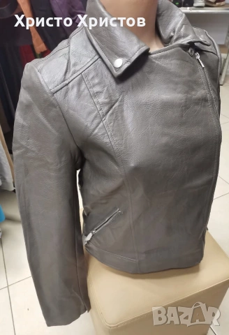 Дамско кожено яке FOREVER 21 ✔️ Размер 38 (S), снимка 3 - Якета - 53323616