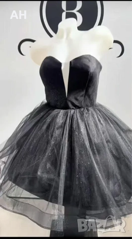 Бутикова черна рокля за официален повод