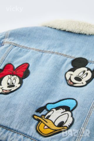 Детски дънков комплект, ZARA DISNEY - яке и дънки, 2-3г, 98см, снимка 4 - Детски комплекти - 46307254