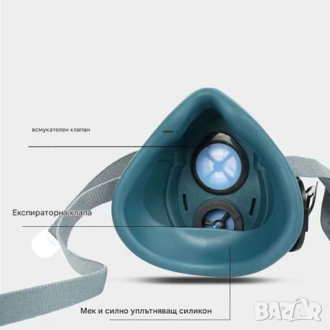 Предпазна маска за лице | Респираторна полумаска 8016, снимка 5 - Други инструменти - 52016550