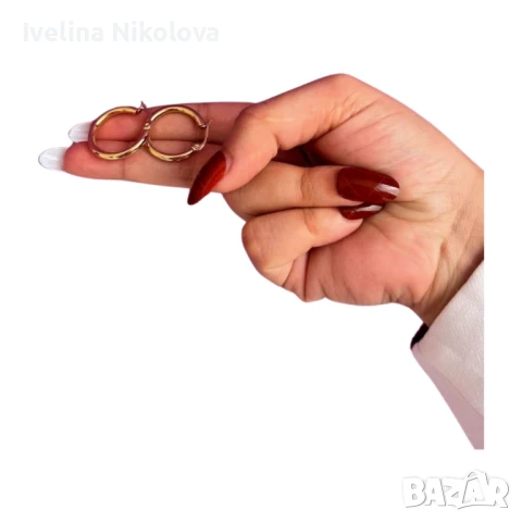 дамски кръгли обеци