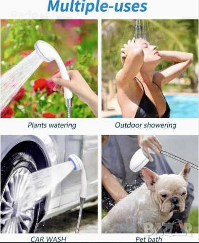 Преносим душ с батерия, снимка 5 - Палатки - 53224516