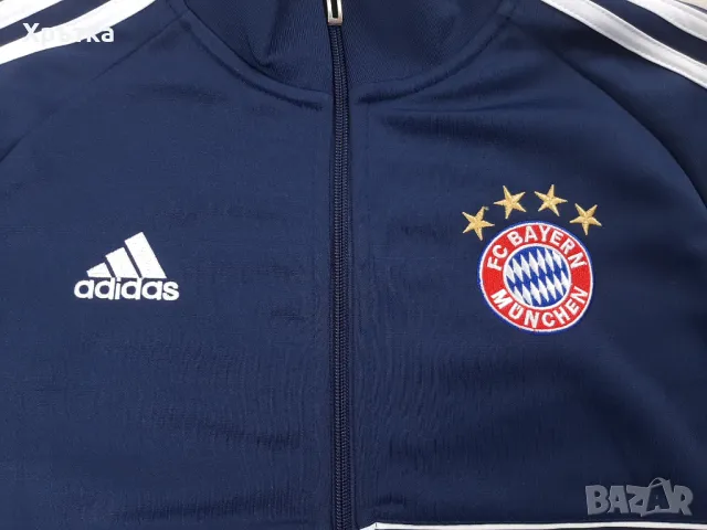 Adidas Bayern Munich - Оригинално мъжко горнище размер L, снимка 6 - Спортни дрехи, екипи - 48777769