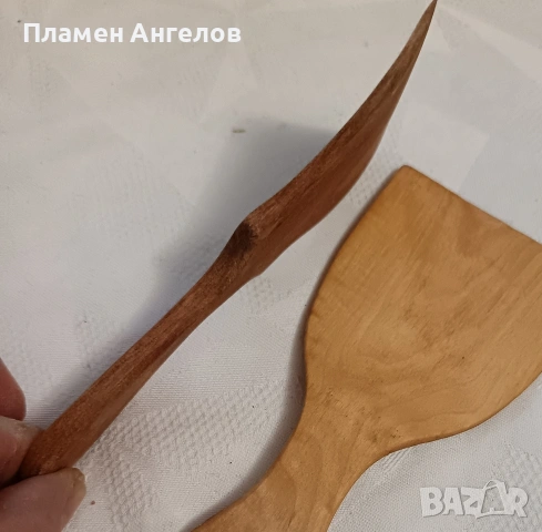 Дървени бъркалки, лопатки, снимка 7 - Прибори за хранене, готвене и сервиране - 53741618