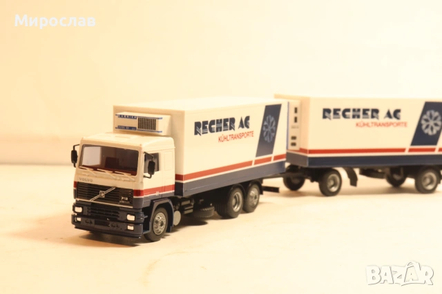 AWM H0 1/87 VOLVO THERMO КОЛИЧКА TIR КАМИОН МОДЕЛ, снимка 4 - Колекции - 54212021