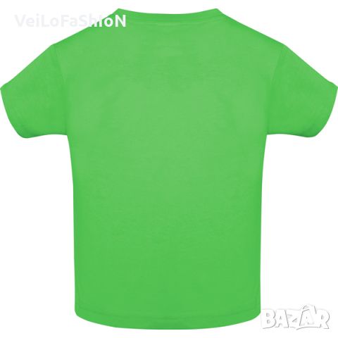 Нова бебешка тениска в зелен цвят със Зебра, снимка 2 - Бебешки блузки - 45114877