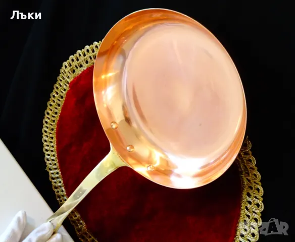 Меден тиган,чиста червена мед 680 гр. 