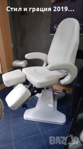 Стол за педикюр 112 - бял/сив/черен, снимка 9 - Педикюр и маникюр - 44511066