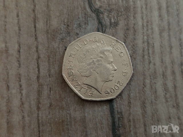 Монета 2006 Великобритания 50 pence 50p (Victoria Cross medal) - Elizabeth II, снимка 3 - Нумизматика и бонистика - 51645891