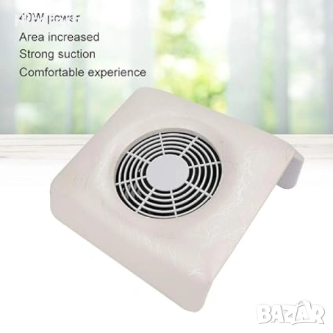  Екстрактор за маникюр с прахоуловител Nail Dust Collector SMX-858-11, снимка 3 - Други - 53759432