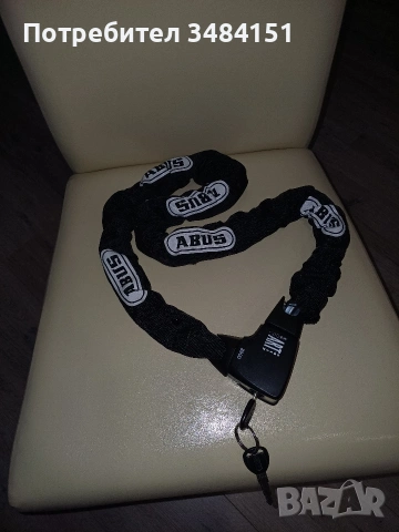 ​НОВА Верига за заключване ABUS Ionus 8900 – 110 см / 8 мм (ART Сертификат) , снимка 2 - Аксесоари и консумативи - 54093857