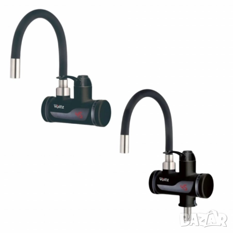 Нагревател за вода Voltz - За стена или плот, 3300W, Черен, снимка 3 - Други стоки за дома - 52042151