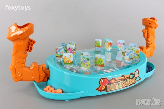 Битка Динозаври, събори мишените, топчета, снимка 4 - Игри и пъзели - 53123874