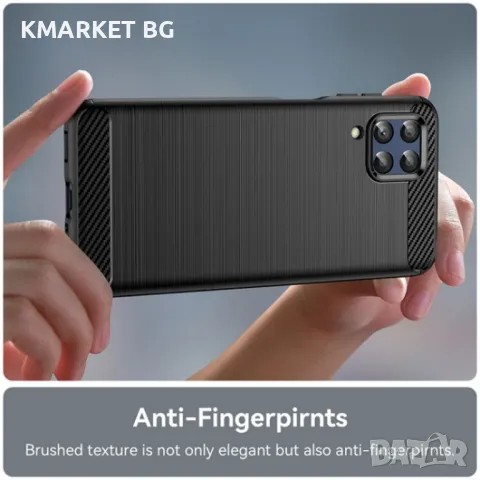 Samsung Galaxy M33 5G Удароустойчив Carbon Fiber Калъф и Протектор, снимка 7 - Калъфи, кейсове - 48490752