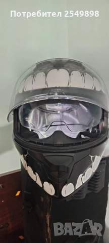 каска за мотор XL, снимка 3 - Спортна екипировка - 52813989