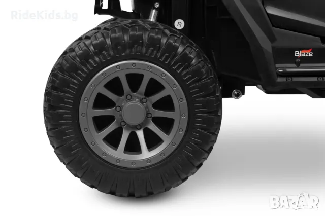Офроуд акумулаторен автомобил BLAZE, Черен – 4x4, до 35кг., с дистанционно и LED, снимка 14 - Детски велосипеди, триколки и коли - 50099579