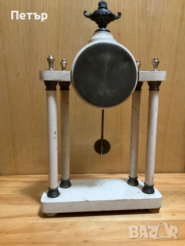 Механичен часовник за камина "Junghans", снимка 3 - Други - 53697796