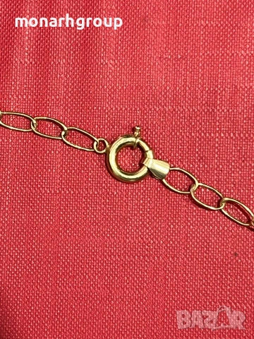 Златен ланец, снимка 4 - Колиета, медальони, синджири - 53265236