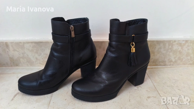 Дамски кожени боти 37 номер