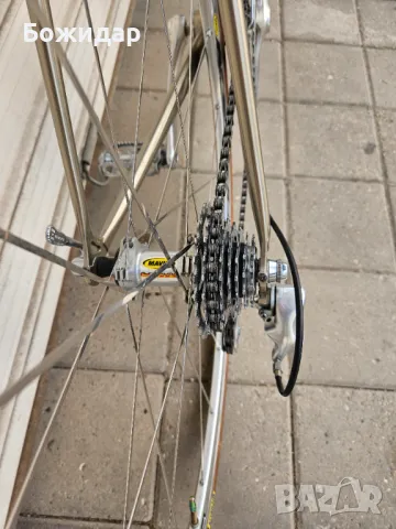 Ретро шосеен велосипед ProBike 56cm. Full Campagnolo, снимка 9 - Велосипеди - 47106619