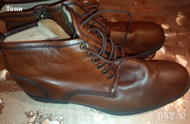 FLORSHEIM 1892 USA ORIGINAL Нови Мъжки Боти Изцяло от Естествена Кожа 44, снимка 16 - Мъжки боти - 53624998