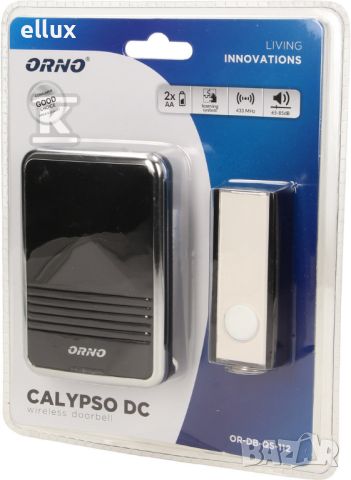 Безжичен звънец ORNO CALYPSO DC  OR-DB-QS-112 / 32 мелодии, снимка 1 - Други - 46535366