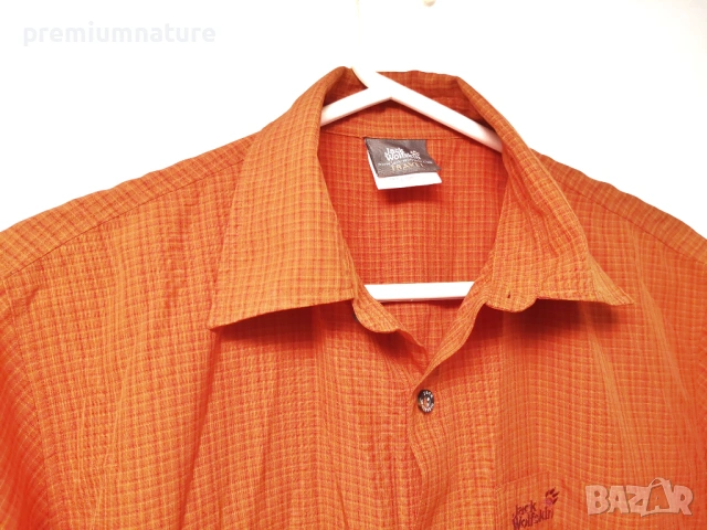 🏕️ ОФЕРТА → Jack Wolfskin / мъжка хибридна трекинг риза ○, снимка 3 - Ризи - 53928818