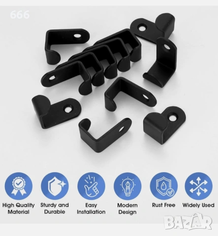 30 броя закачалки + крепежи., снимка 6 - Закачалки - 53801819