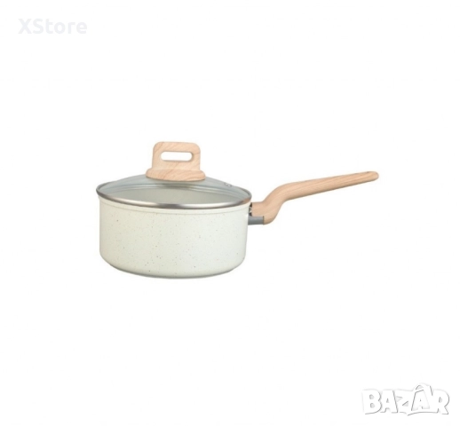 Касерола с капак Voltz Nice, 18x8.5см.\2.1л., Кован алуминий, Мраморно покр., Индукция, снимка 5 - Съдове за готвене - 52507629