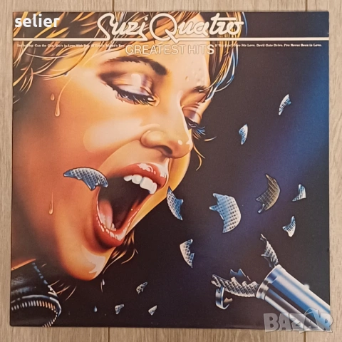 Suzi Quatro ‎– Greatest Hits Издание 🇬🇧 UK 1980г Състояние на винила:NEAR MINT Състояние на обложк