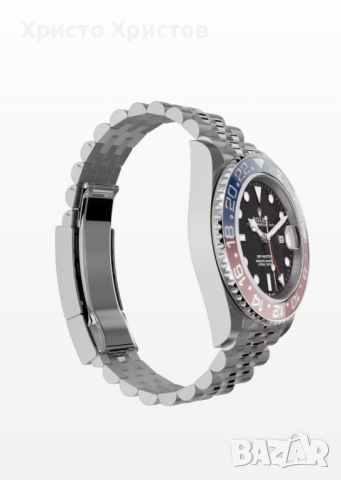 Мъжки луксозен часовник Rolex GMT-MASTER II Pepsi 126710BLRO, снимка 4 - Мъжки - 46005485