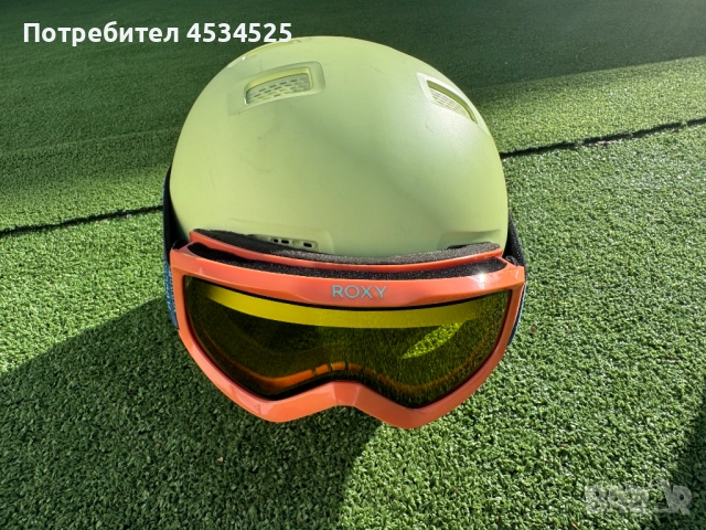 🎿 Комплект за ски/сноуборд – очила Roxy Day Dream + каска Decathlon H-FS 300