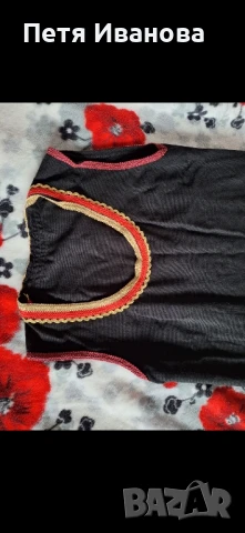 Черен тракийски сукман със риза и колан за пафти., снимка 5 - Сукмани - 51122096