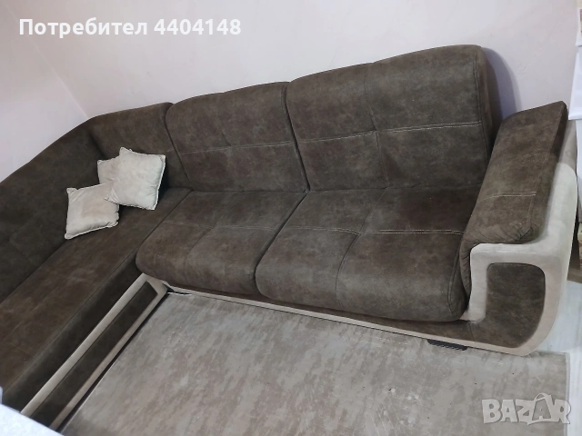 Ъглов диван, снимка 2 - Дивани и мека мебел - 54018577