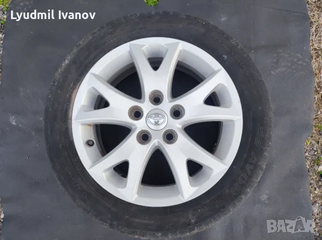 Алуминиеви джанти 16-ки Toyota 5x114,3 6,5J ET45, снимка 5 - Гуми и джанти - 49490525