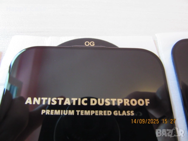 Apple iPhone 17 / Pro / Max / Air / ESD Premium Full Glue Стъклен протектор с цяло лепило, снимка 10 - Фолия, протектори - 51711513
