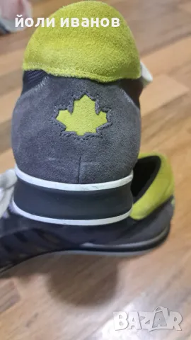 DSQUARED2-кожени маратонки-made in ITALY-оригинални 43 номер, снимка 4 - Маратонки - 50084284