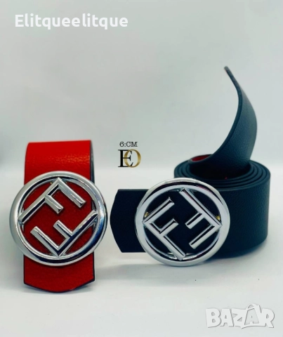 колани 7см от естествена кожа в кутия fendi dolce fabbana versace louis vuitton Gucci , снимка 17 - Колани - 52323863