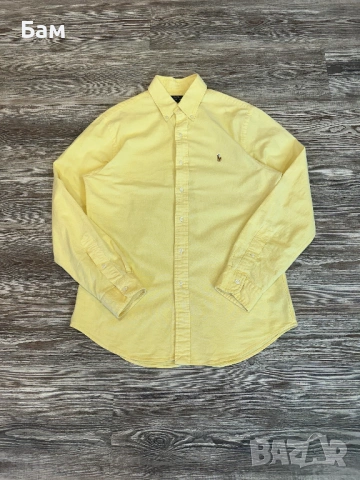 Оригинална мъжка риза Polo Ralph Lauren "Oxford" размер Л, снимка 2 - Ризи - 54150083