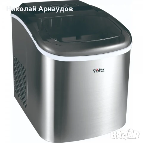 Ледогенератор Oliver Voltz OV51447CS, 100W~120W, 12кг./24ч., 1.3л., Инокс