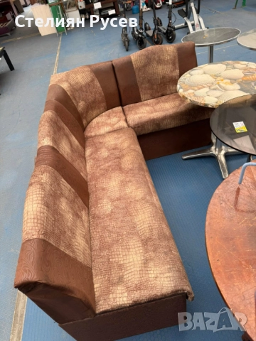 1511  разтегателен ъглов Диван / канапе с ракла и функция сън 210/120см                             , снимка 4 - Дивани и мека мебел - 52445179